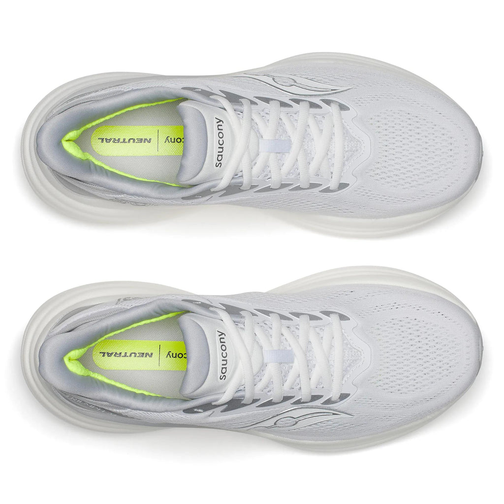 Saucony Men's Triumph 24 1016 White/Silver top
