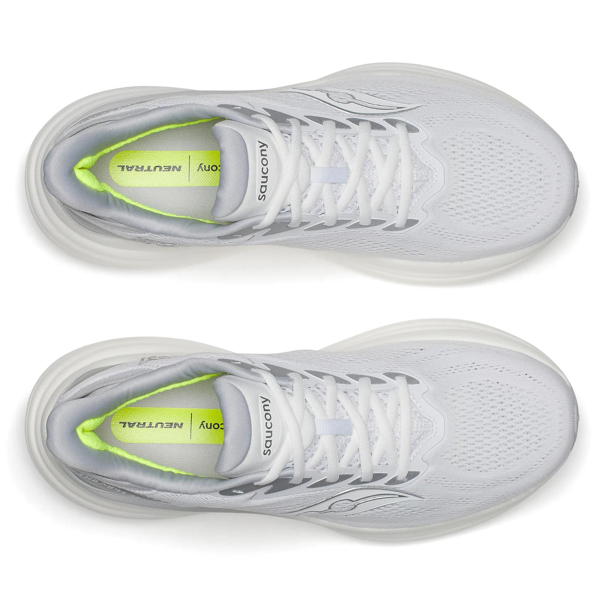 Saucony Men's Triumph 24 1016 White/Silver top