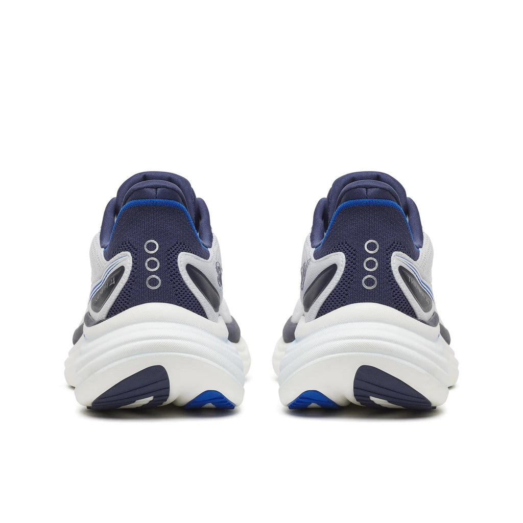 Saucony Men's Triumph 24 1018 White/Naval heel