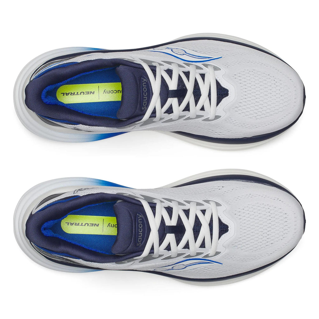 Saucony Men's Triumph 24 1018 White/Naval top
