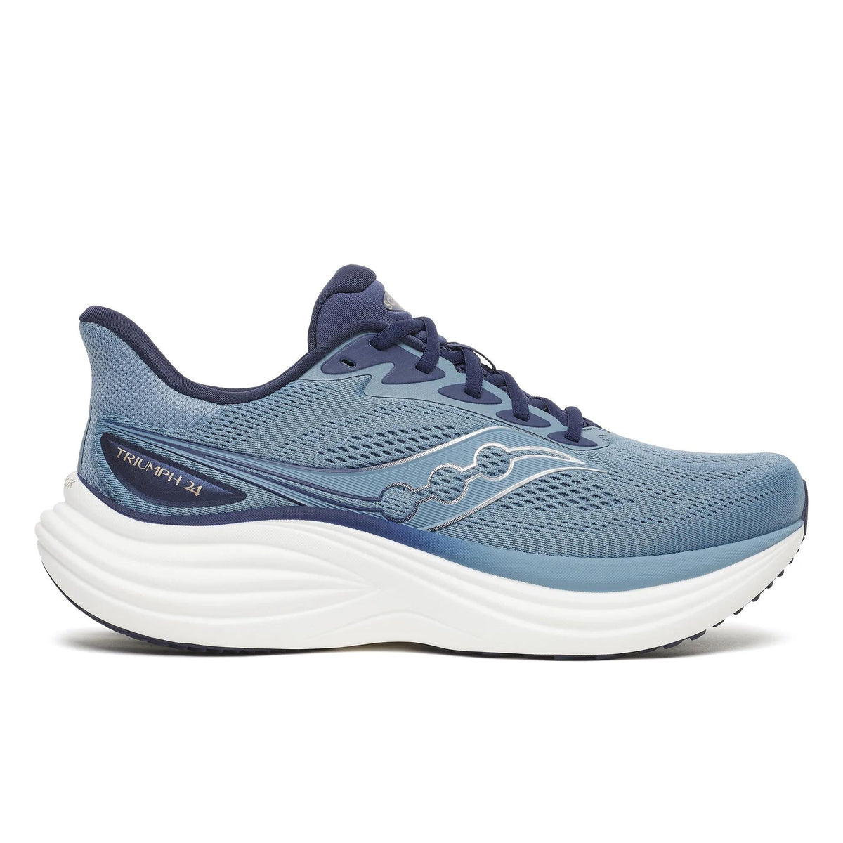 Saucony Men's Triumph 24 1021 Windward/Nav lateral