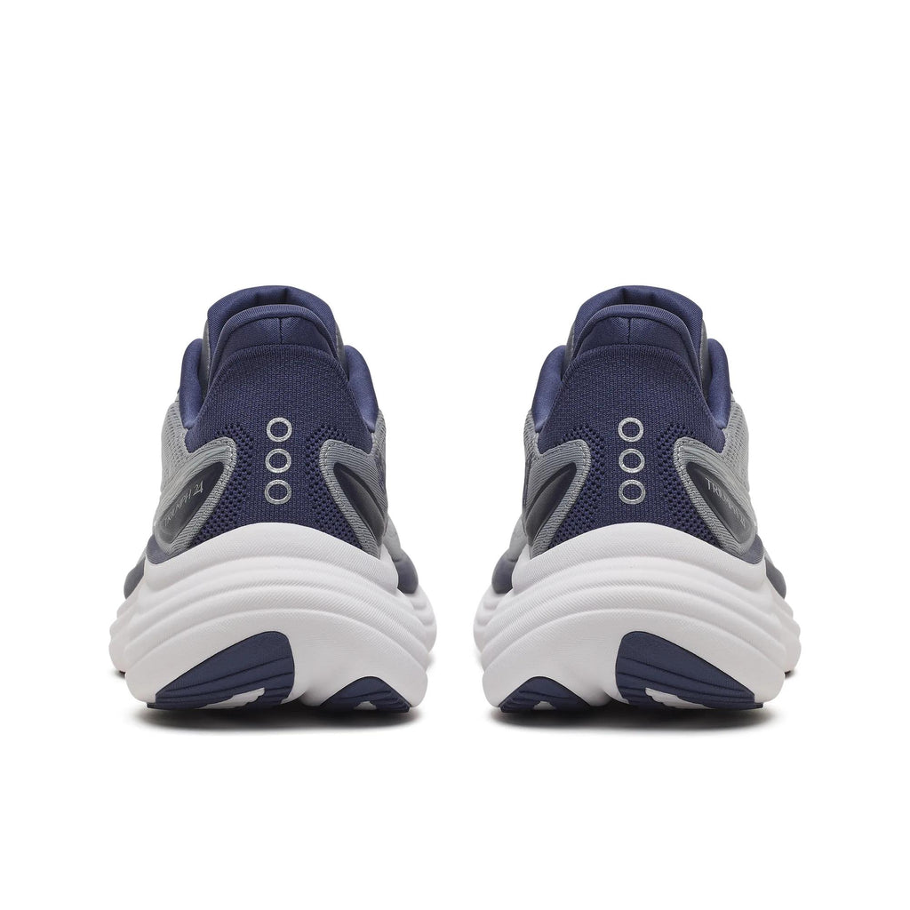 Saucony Men's Triumph 24 1022 Fossil/Naval heel