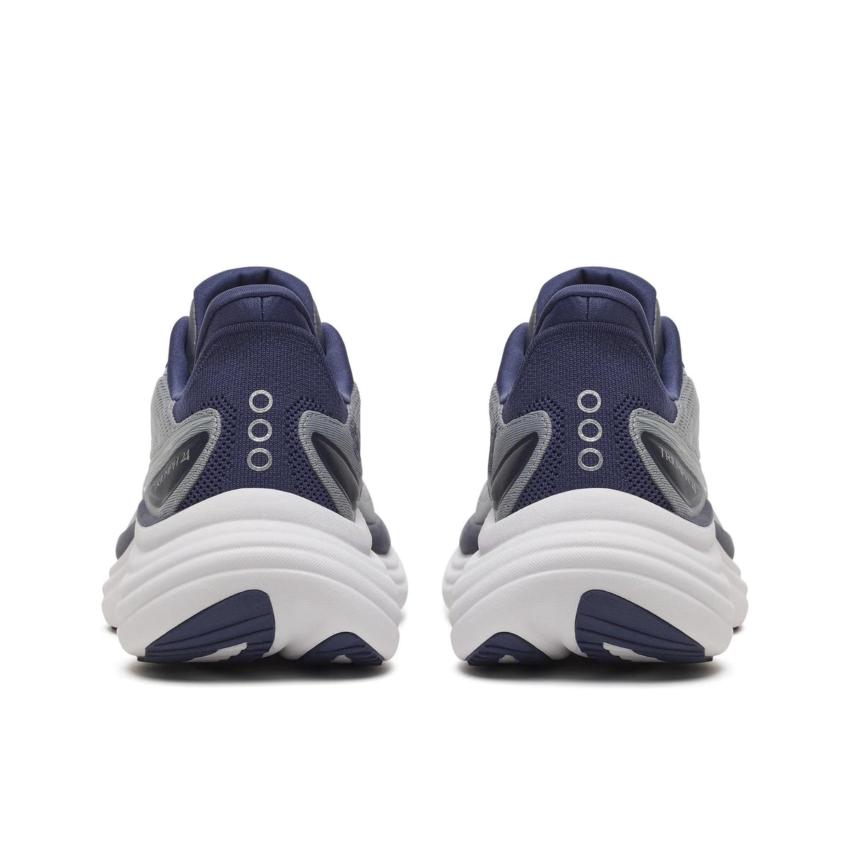 Saucony Men's Triumph 24 1022 Fossil/Naval heel
