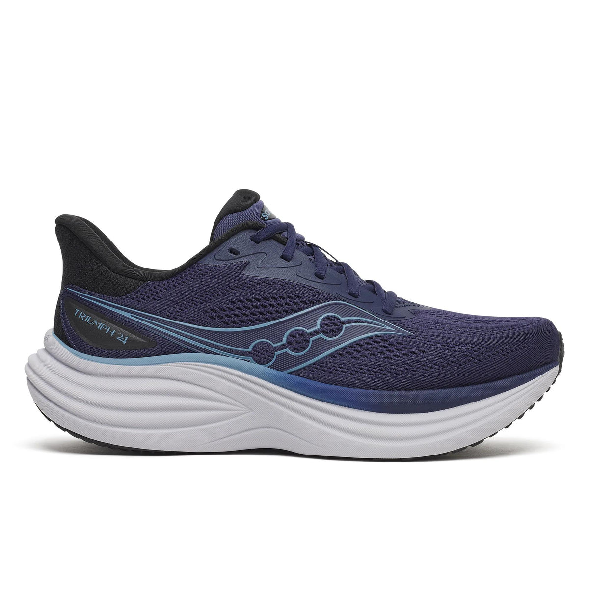 Saucony Men's Triumph 24 1025 Naval/Windwa lateral