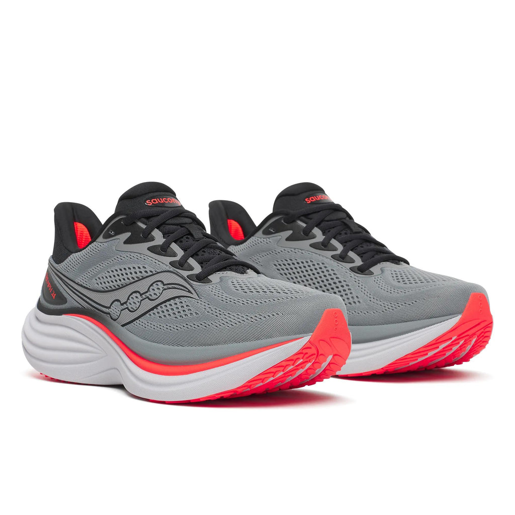 Saucony Men's Triumph 24 1027 Cinder/Black pair angle