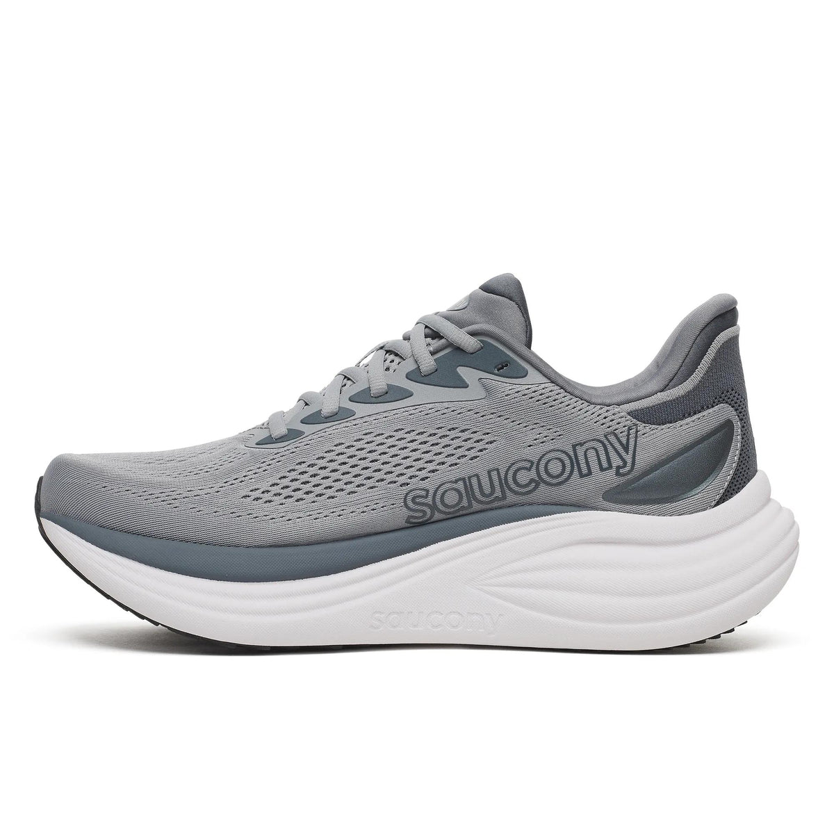 Saucony Men's Triumph 24 1028 Fossil/Gunme medial