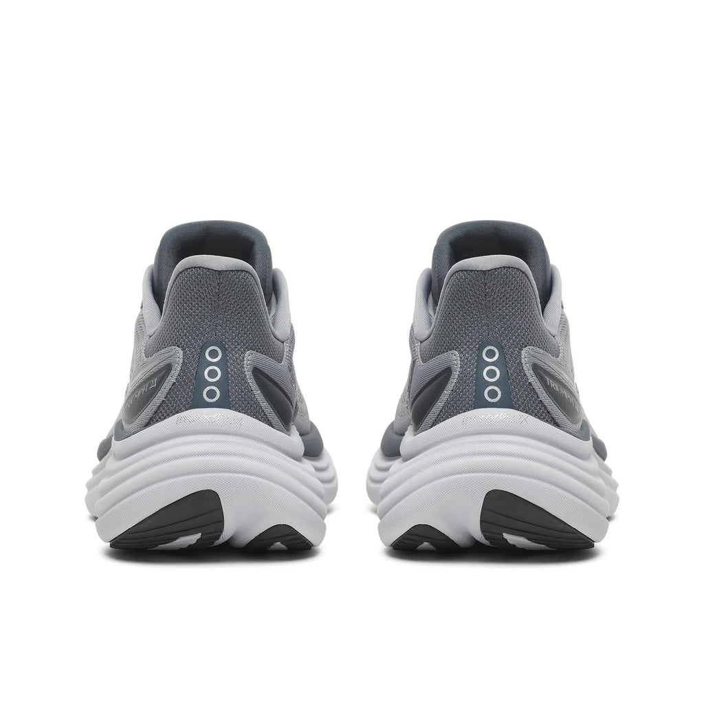 Saucony Men's Triumph 24 1028 Fossil/Gunme heel