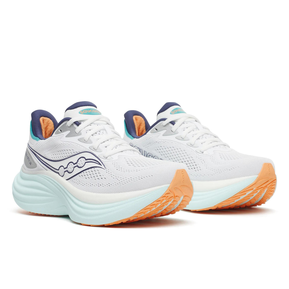 Saucony Women's Triumph 24 1005 White/Spa pair angle