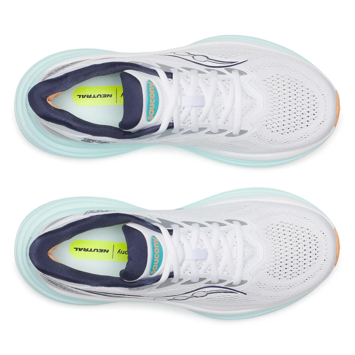 Saucony Women's Triumph 24 1005 White/Spa top