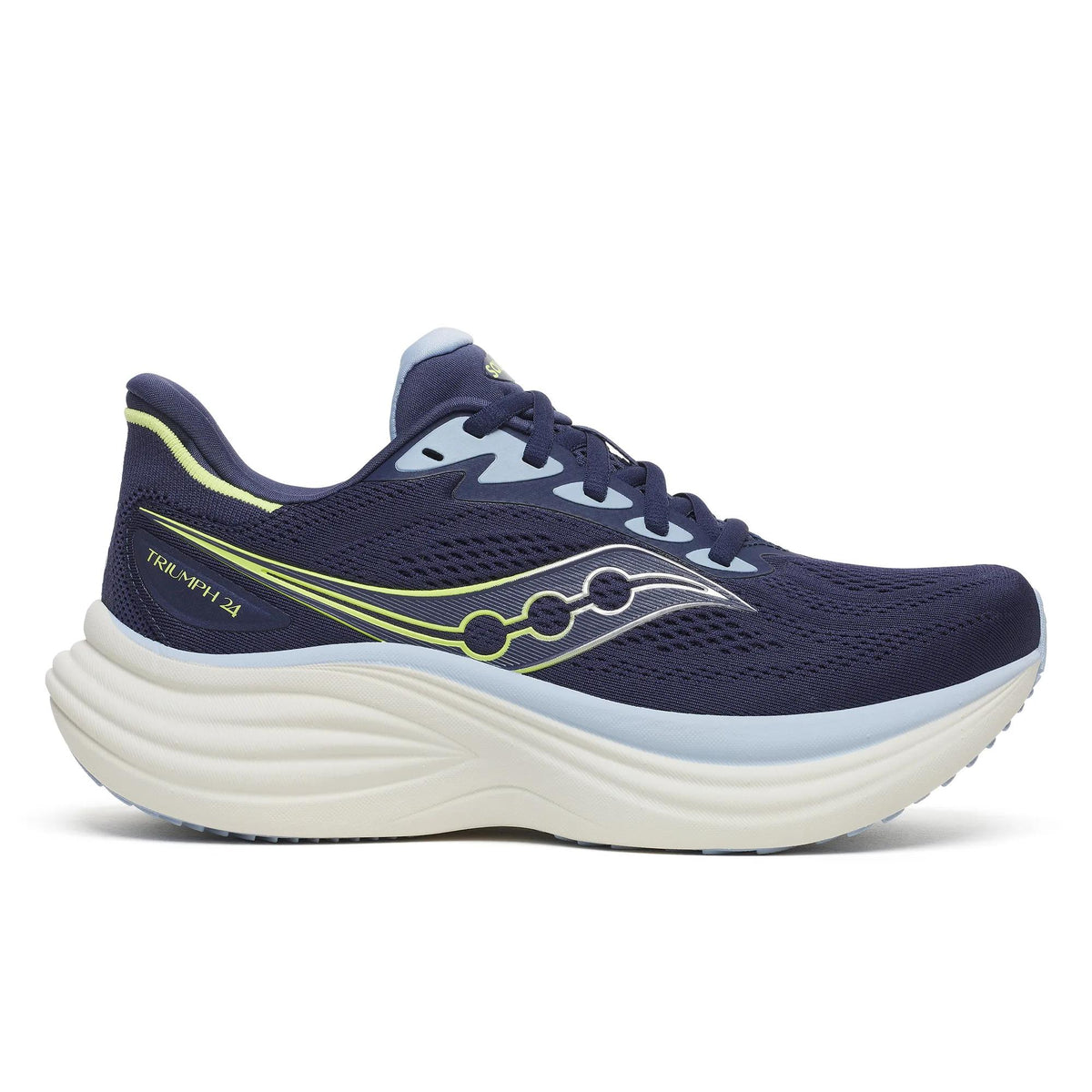 Saucony Women's Triumph 24 1011 Naval/Quartz lateral