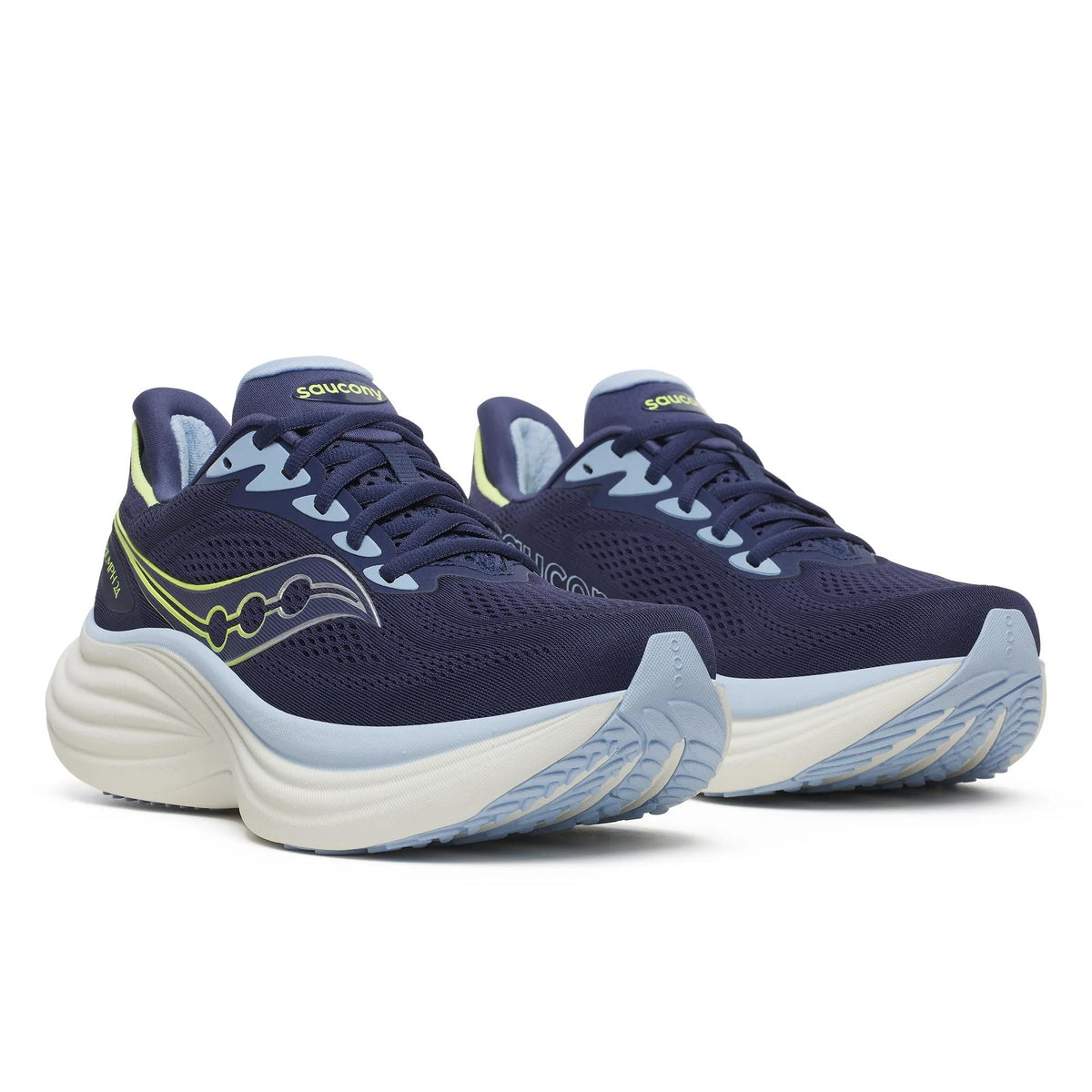 Saucony Women's Triumph 24 1011 Naval/Quartz pair angle
