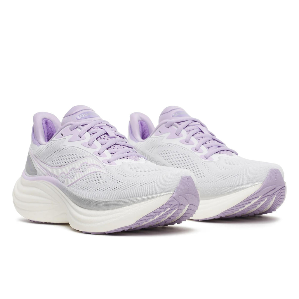 Saucony Women's Triumph 24 1012 White/Pastel pair angle