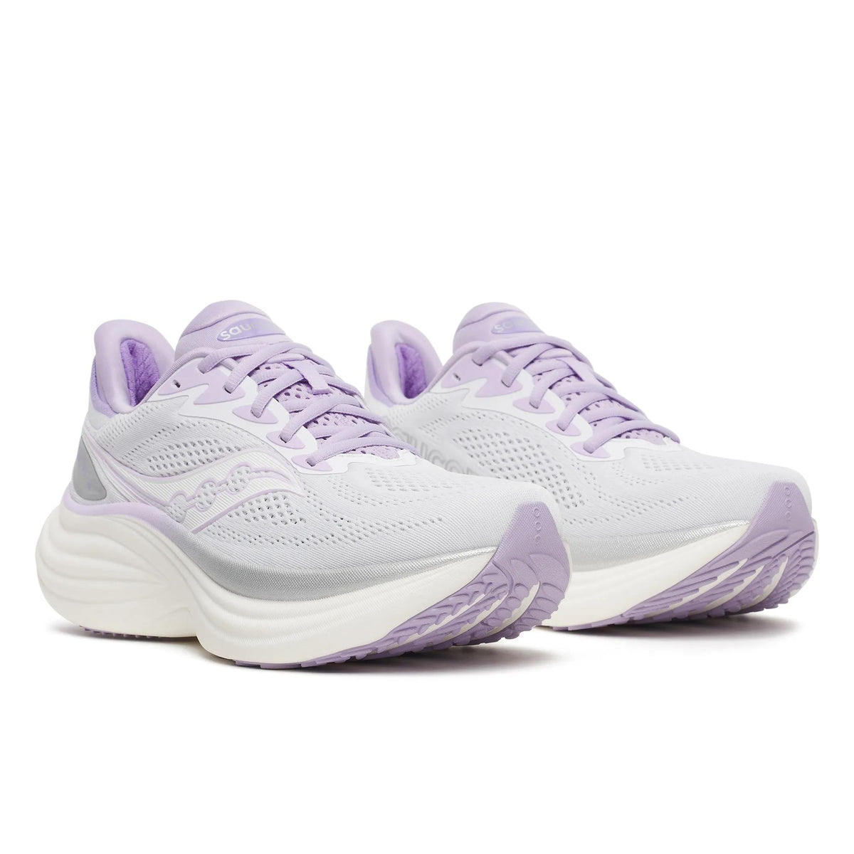 Saucony Women's Triumph 24 1012 White/Pastel pair angle