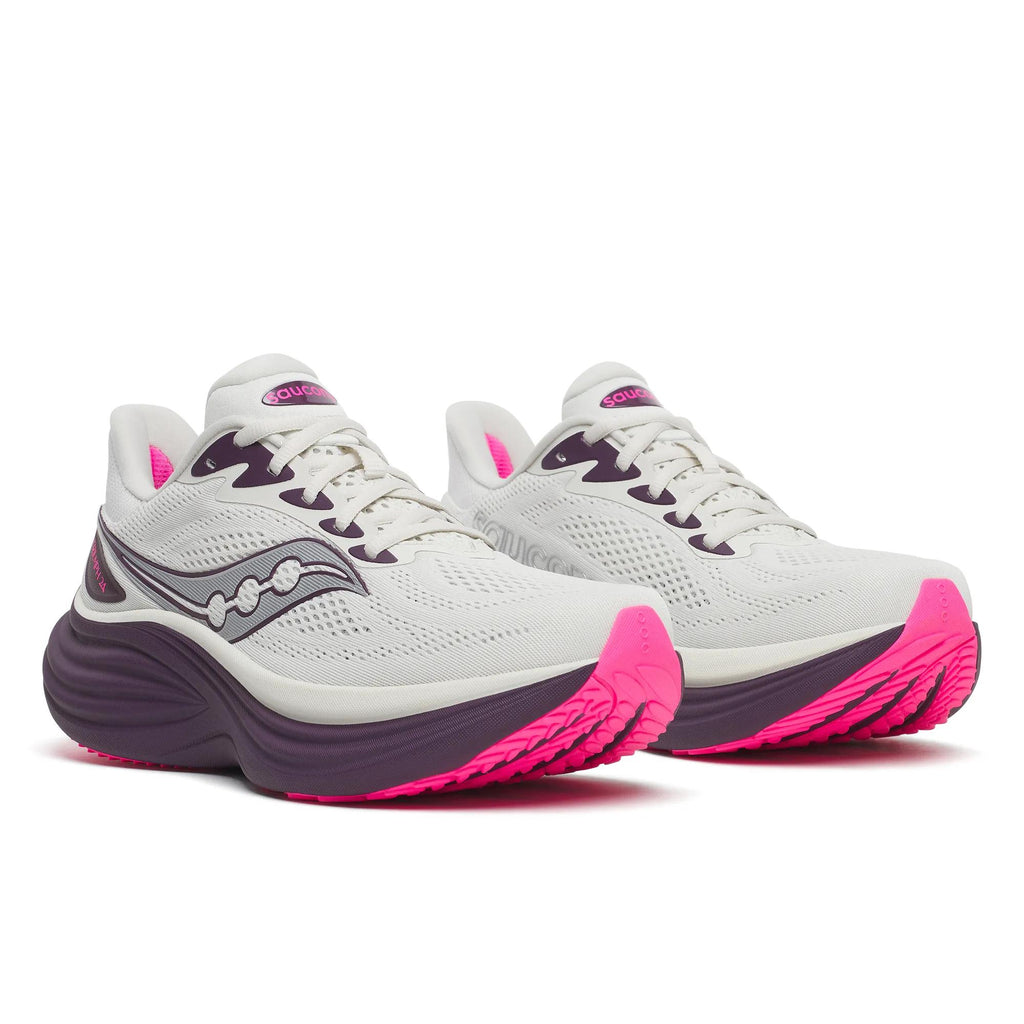 Saucony Women's Triumph 24 1014 Quartz/Eggpl pair angle