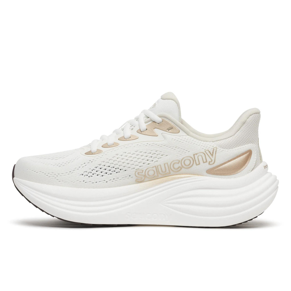 Saucony Women's Triumph 24 1019 Ivory/Eggshe medial