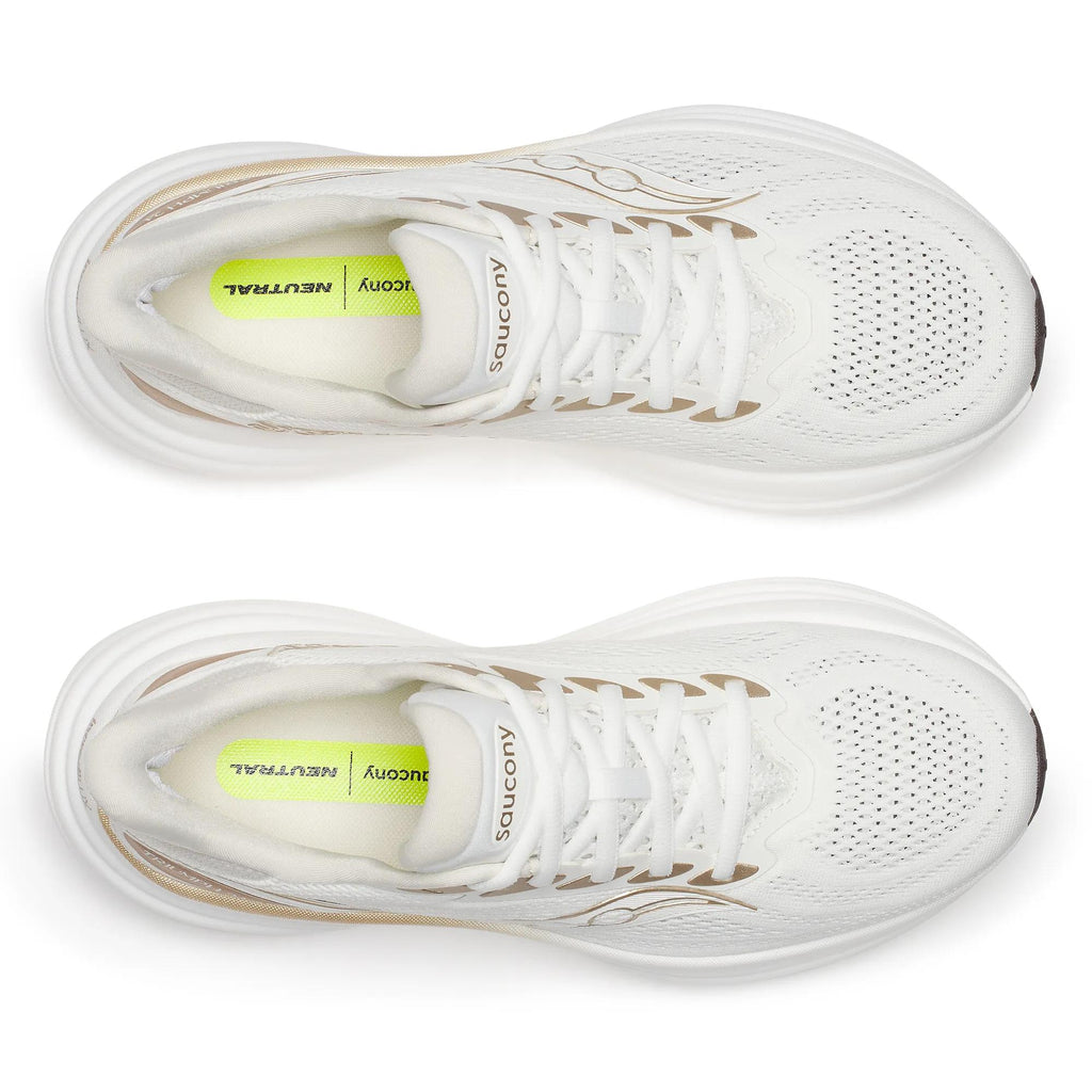 Saucony Women's Triumph 24 1019 Ivory/Eggshe top