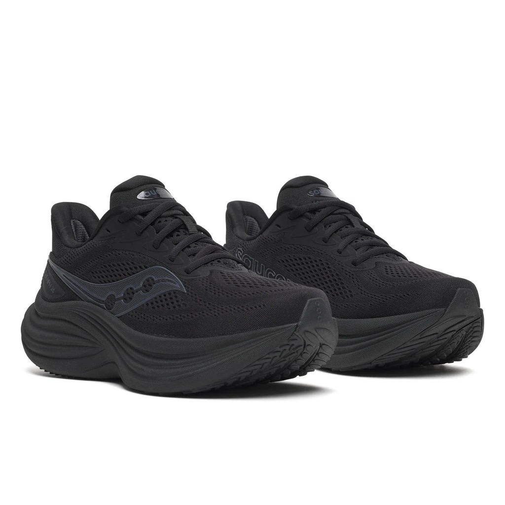 Saucony Women's Triumph 24 1024 TripleBlack pair angle