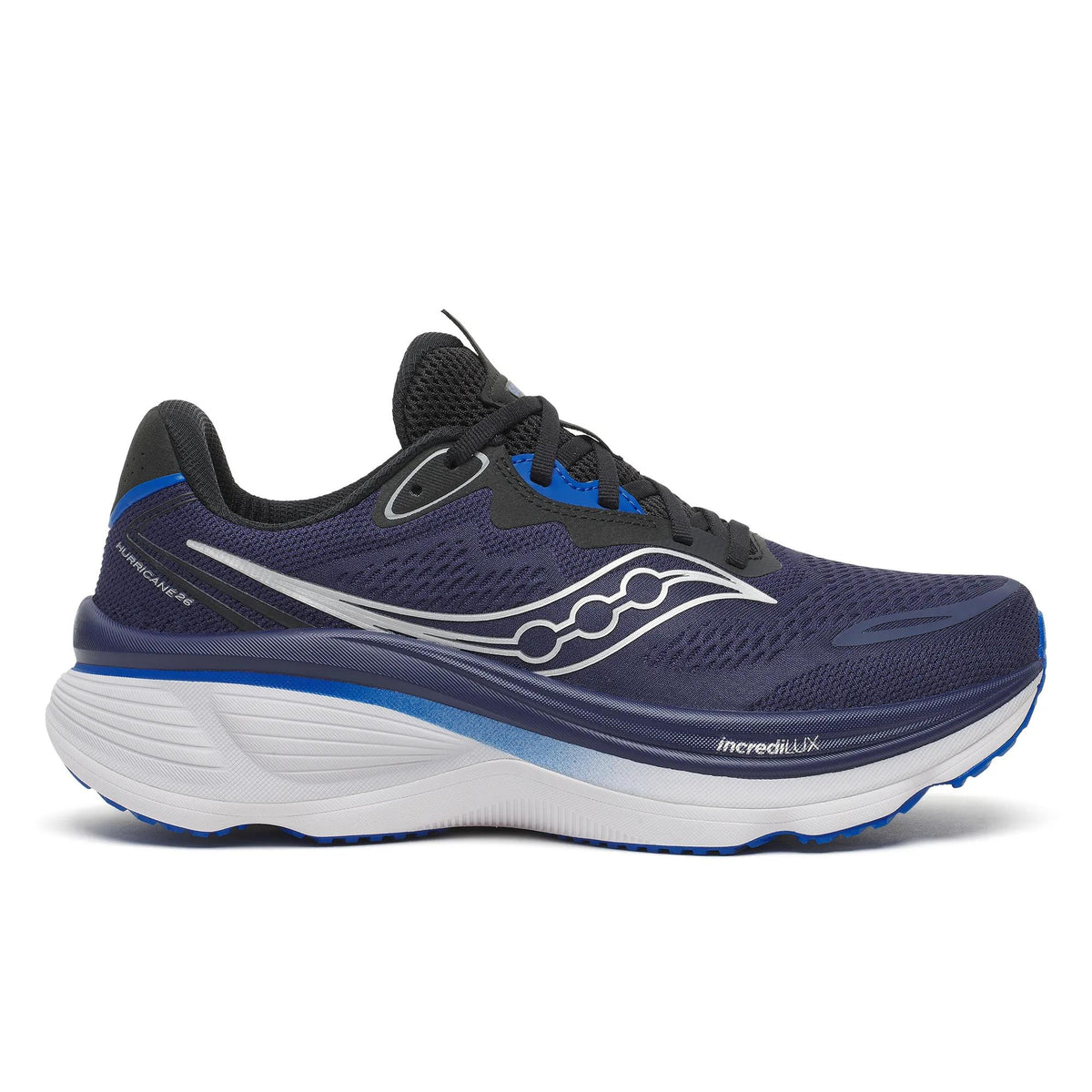 Saucony Men's Hurricane 26 1001 Naval/Black lateral