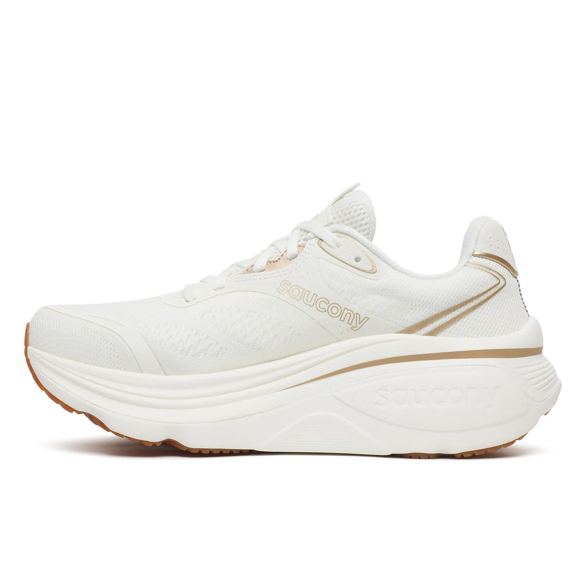 Saucony Women's Hurricane 26 1007 Ivory/Gum medial