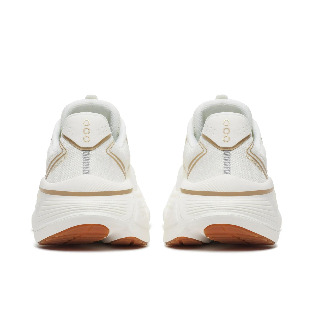 Saucony Women's Hurricane 26 1007 Ivory/Gum heel
