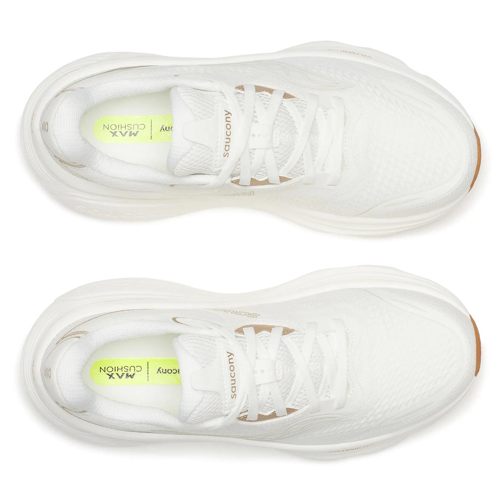 Saucony Women's Hurricane 26 1007 Ivory/Gum top