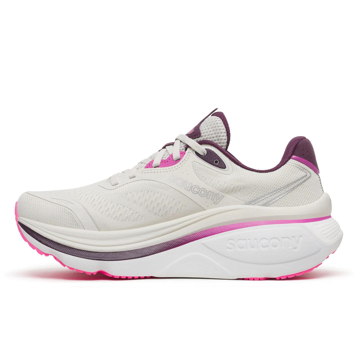 Saucony Women's Hurricane 26 1008 Quartz/Eggpl medial