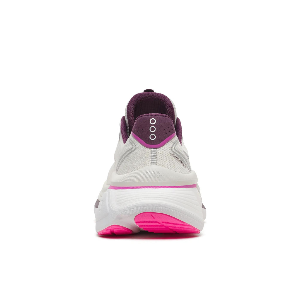 Saucony Women's Hurricane 26 1008 Quartz/Eggpl heel