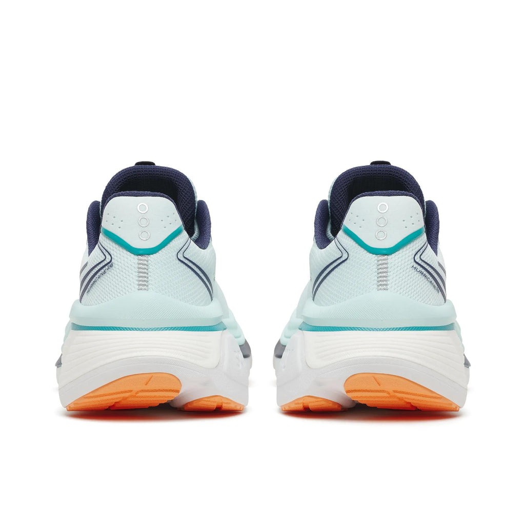 Saucony Women's Hurricane 26 1016 Spa/Naval heel