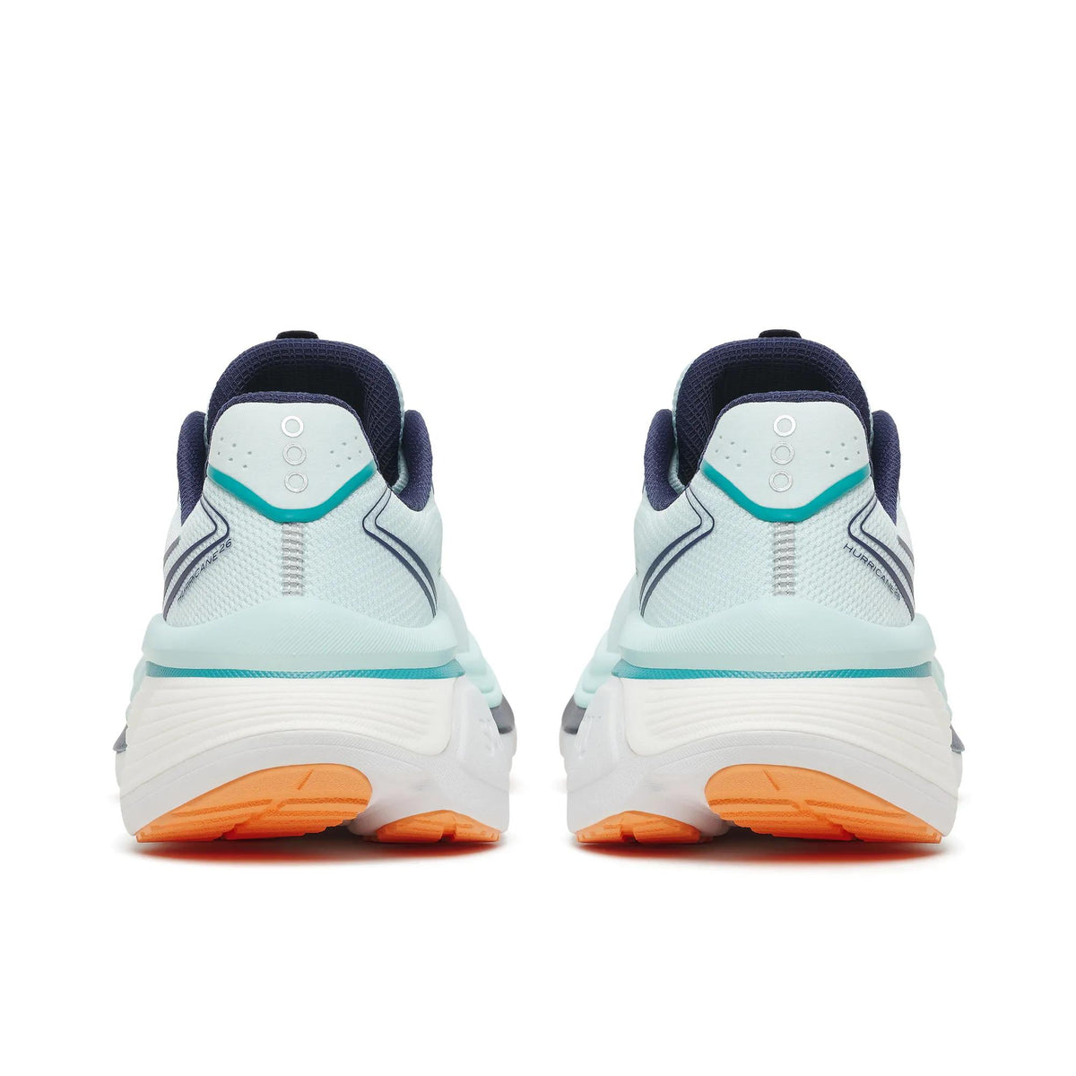 Saucony Women's Hurricane 26 1016 Spa/Naval heel