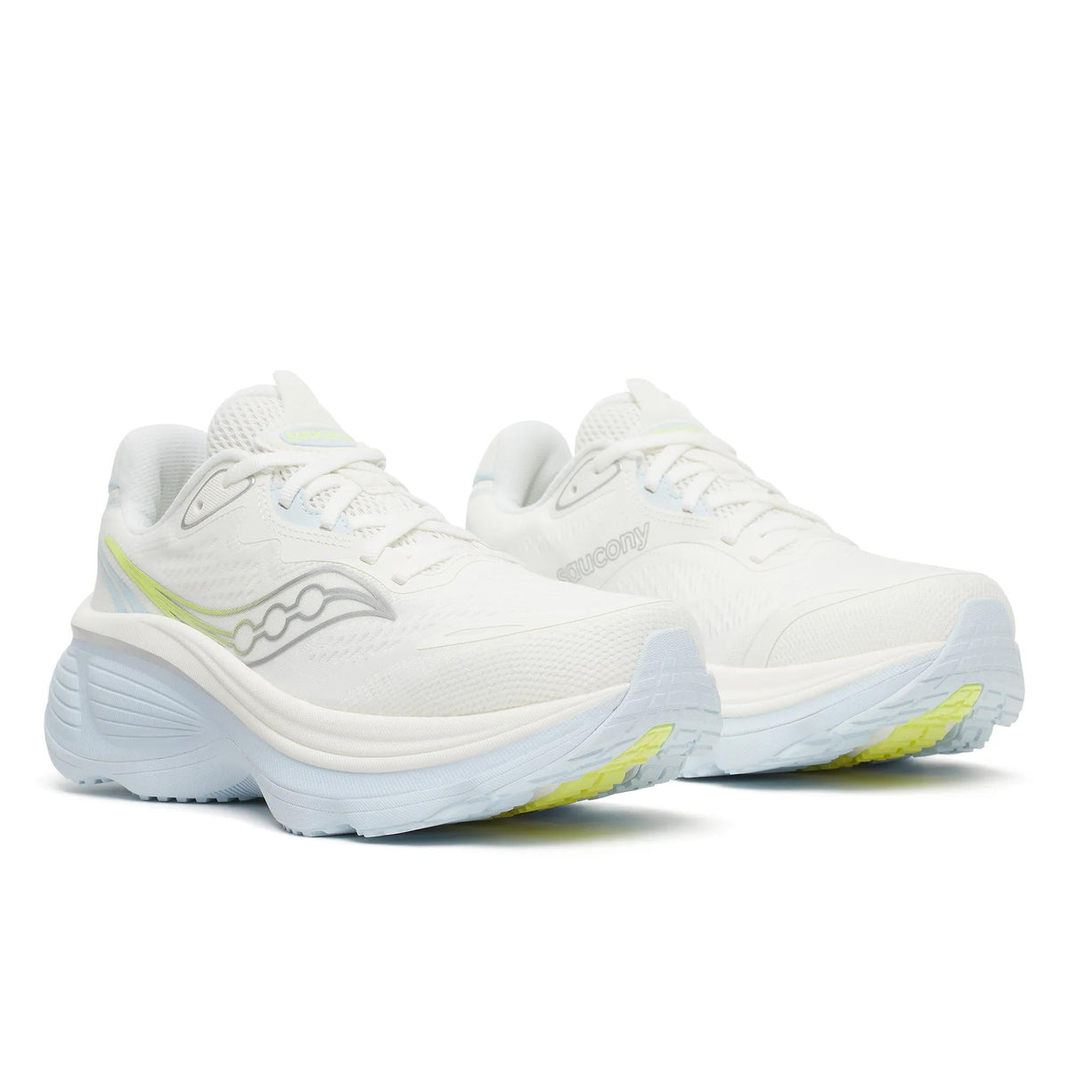Saucony Women's Hurricane 26 1022 Ivory/IceMe pair angle
