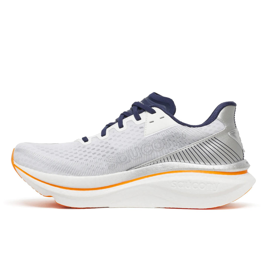 Saucony Men's Endorphin Azura 1005 White/Naval medial