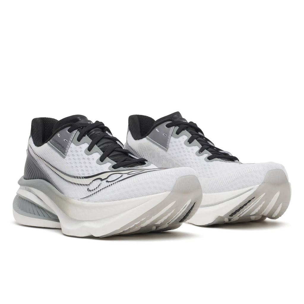 Saucony Men's Endorphin Azura 1045 White/Fossil pair angle