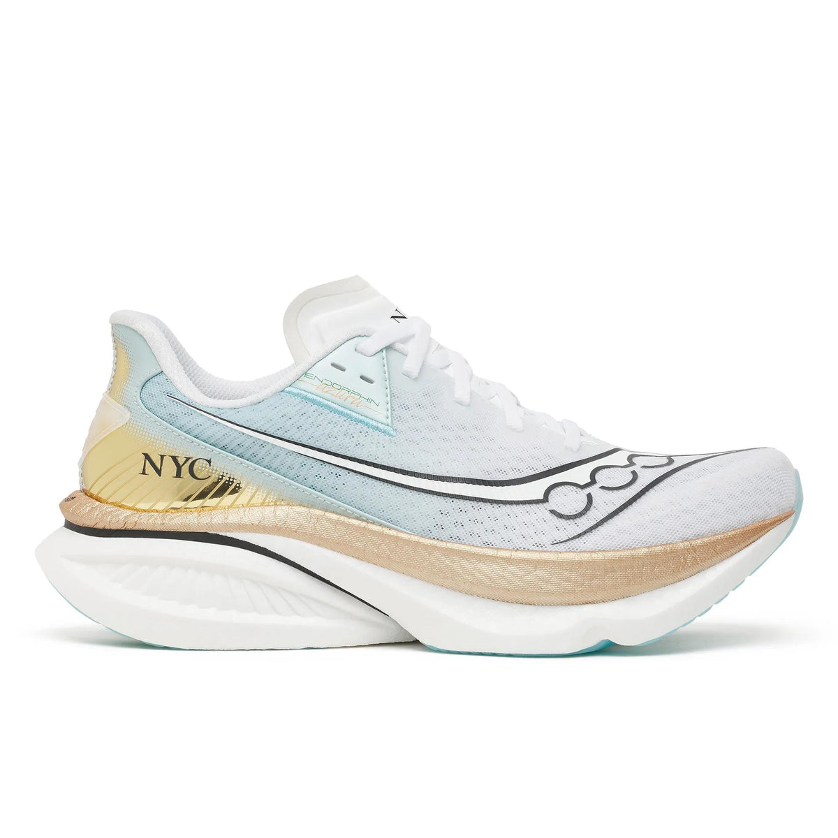 Saucony Men's Endorphin Azura 1046 White/Gold lateral