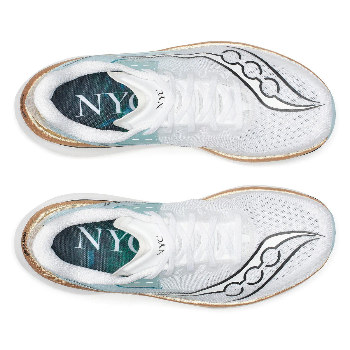 Saucony Men's Endorphin Azura 1046 White/Gold top