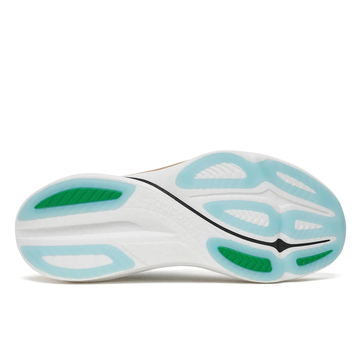 Saucony Men's Endorphin Azura 1046 White/Gold outsole