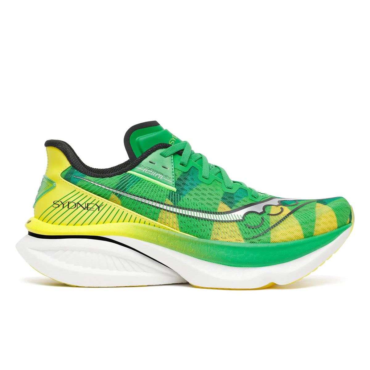Saucony Men's Endorphin Azura 1047 Green/Yellow lateral