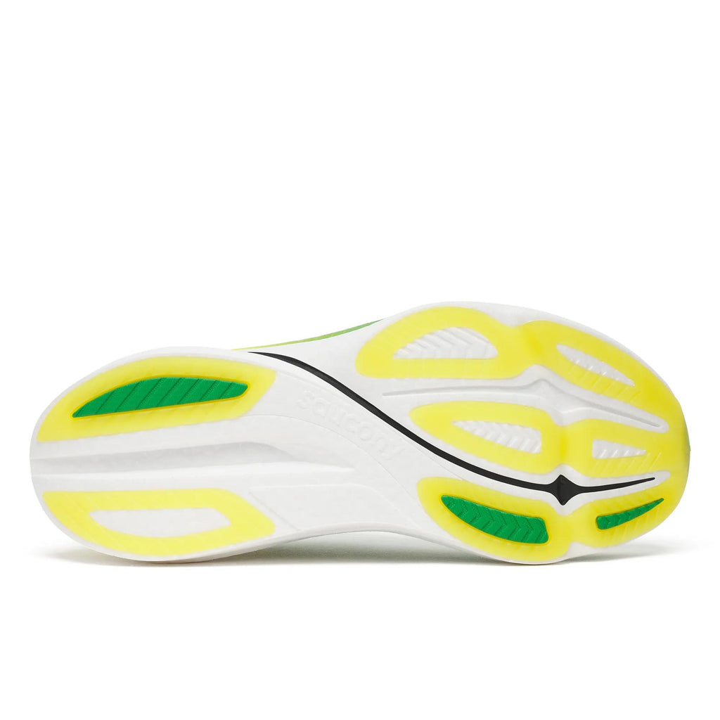 Saucony Men's Endorphin Azura 1047 Green/Yellow outsole