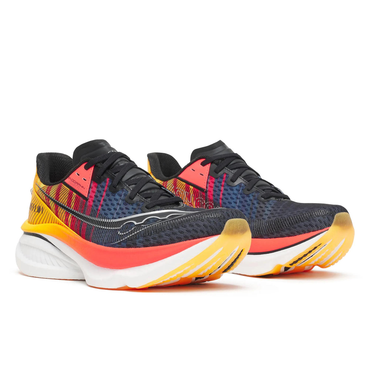 Saucony Men's Endorphin Azura 1048 Black/Fusion pair angle