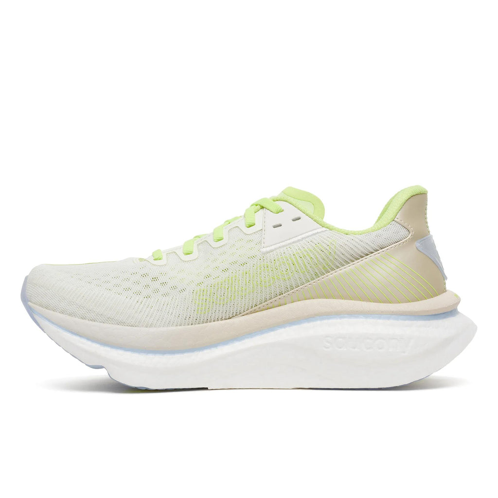 Saucony Women's Endorphin Azura 1008 Ivory/Tart medial