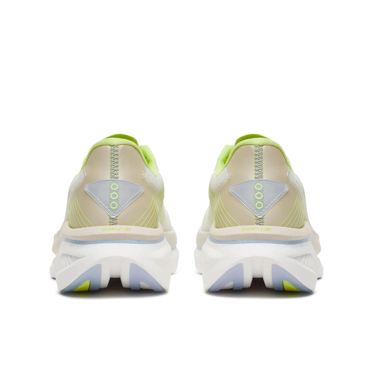 Saucony Women's Endorphin Azura 1008 Ivory/Tart heel
