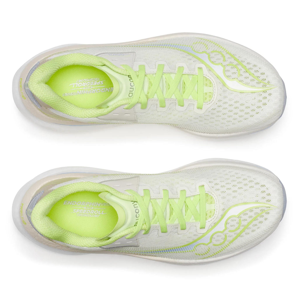 Saucony Women's Endorphin Azura 1008 Ivory/Tart top