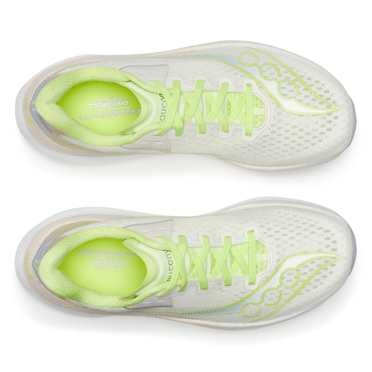 Saucony Women's Endorphin Azura 1008 Ivory/Tart top