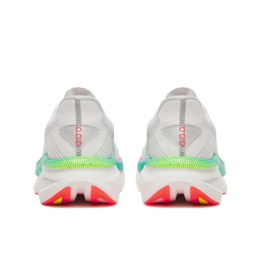 Saucony Women's Endorphin Azura 1032 White/Multi heel