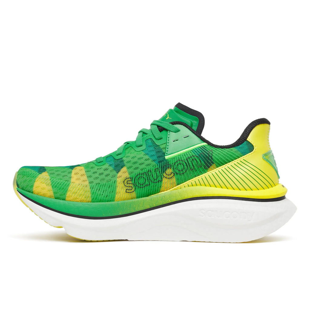 Saucony Women's Endorphin Azura 1035 Green/Yellow medial