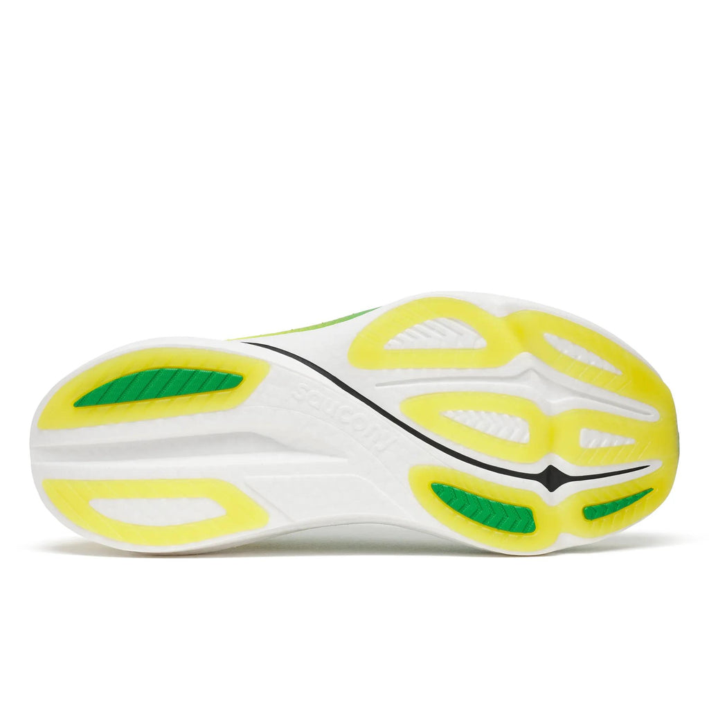 Saucony Women's Endorphin Azura 1035 Green/Yellow outsole