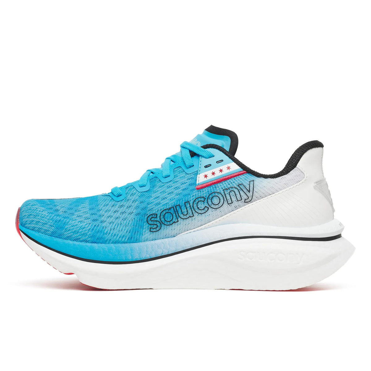 Saucony Women's Endorphin Azura 1037 Aquarius/Whi medial