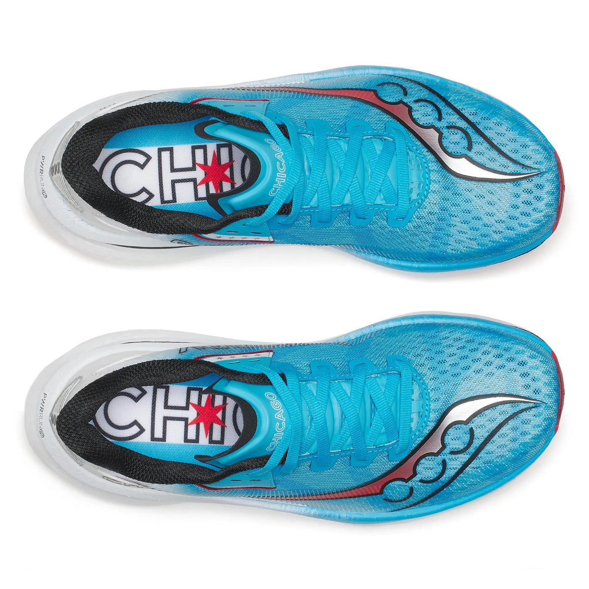 Saucony Women's Endorphin Azura 1037 Aquarius/Whi top