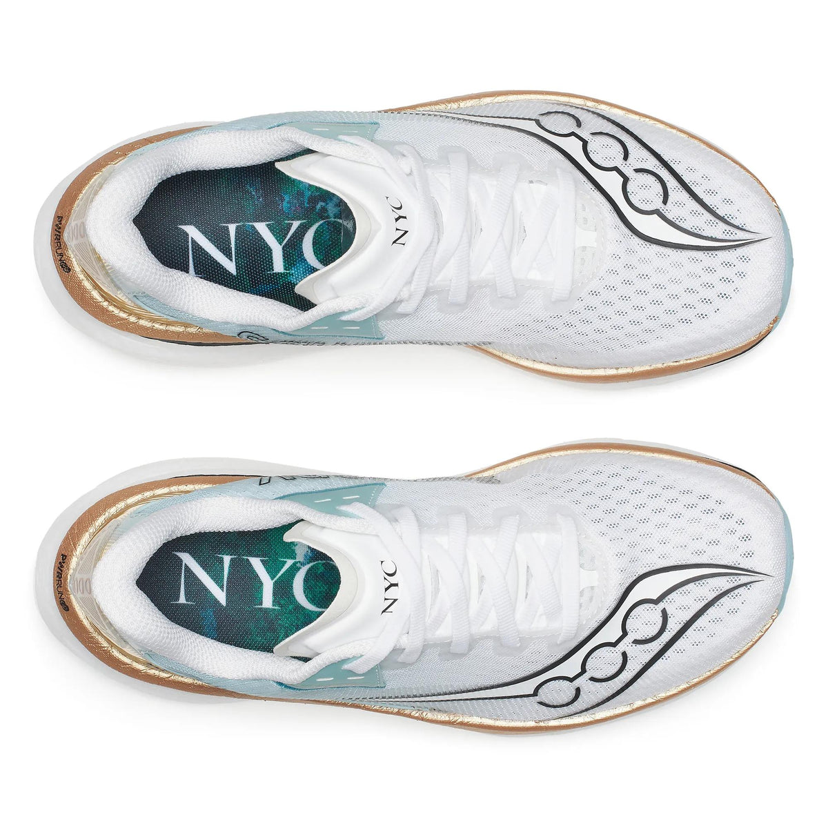 Saucony Women's Endorphin Azura 1038 White/Gold top