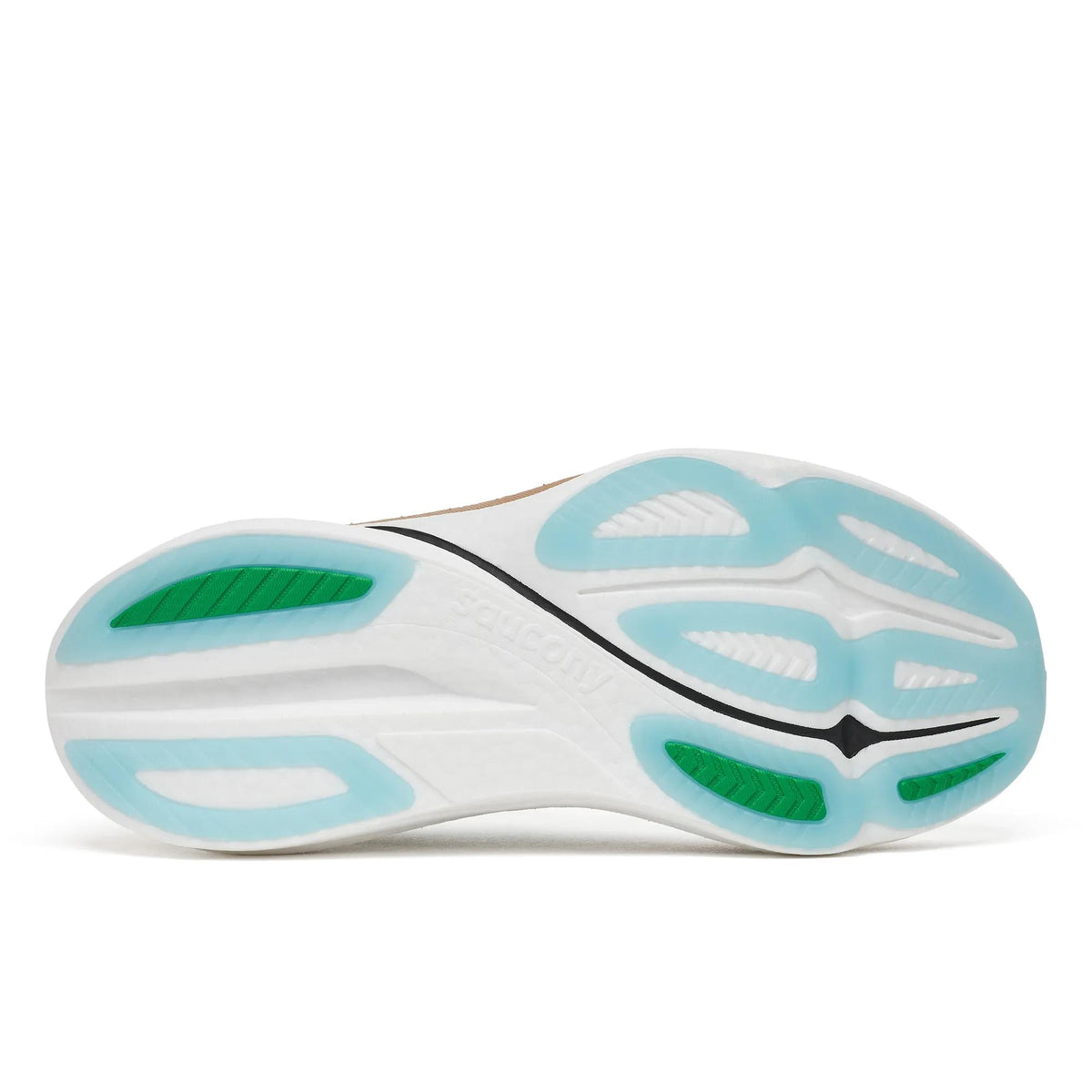 Saucony Women's Endorphin Azura 1038 White/Gold outsole