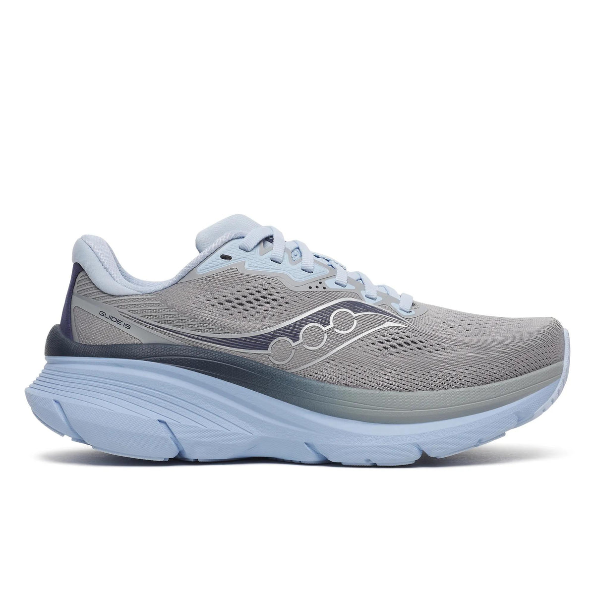 Saucony Women's Guide 19 1011 Fossil/Skywa lateral